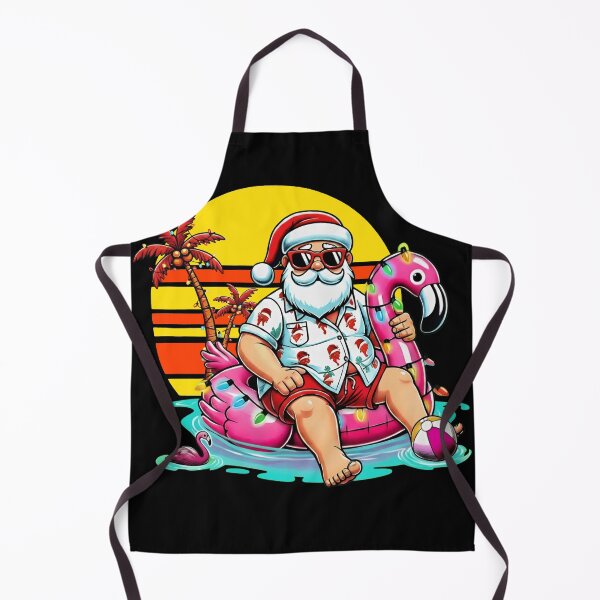 Item preview, Tropical Christmas Santa Flamingo Float Tee designed and sold by TinaMDedrick.