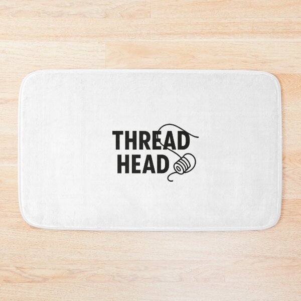 Item preview, Thread Head Funny Sewing Sticker – Minimalist Spool & Thread Design for Makers and DIY Addicts designed and sold by astersgraphics.
