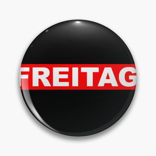 Item preview, Freitag Sign Design, Red and White Typography, Minimalist Graphic designed and sold by pineappledizajn.