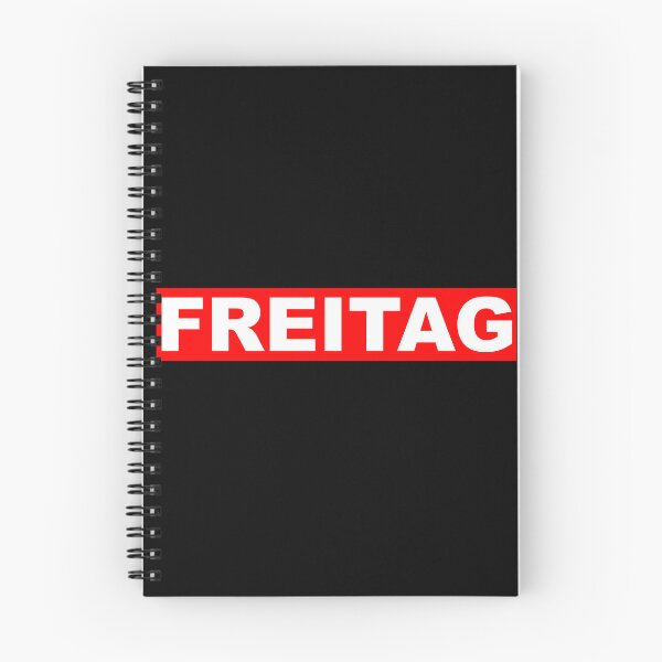 Item preview, Freitag Sign Design, Red and White Typography, Minimalist Graphic designed and sold by pineappledizajn.