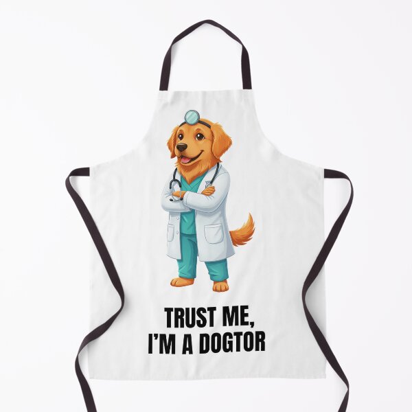 Item preview, Trust Me, I’m a Dogtor | Funny dog in a doctor's coat designed and sold by WuffWerk.