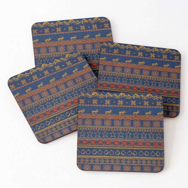 Item preview, Christmas Pattern blue designed and sold by Kamoufleur.