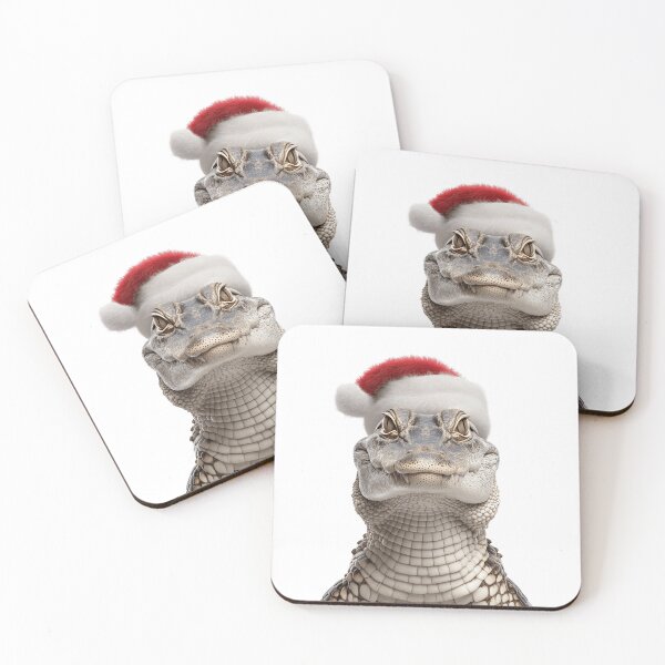 Item preview, Crocodile with Santa Hat – The Swamp Santa of the Season designed and sold by LazyOwlStore.