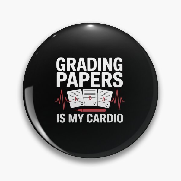 Item preview, Grading Papers Is My Cardio Teacher designed and sold by JonBarnes22.