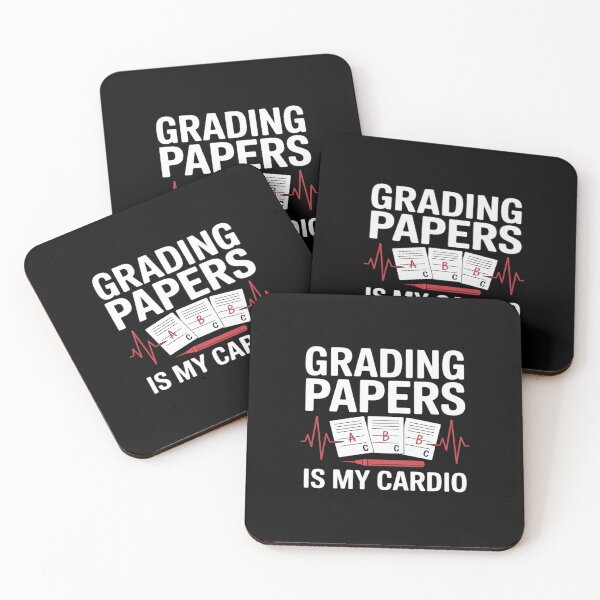 Item preview, Grading Papers Is My Cardio Teacher designed and sold by JonBarnes22.