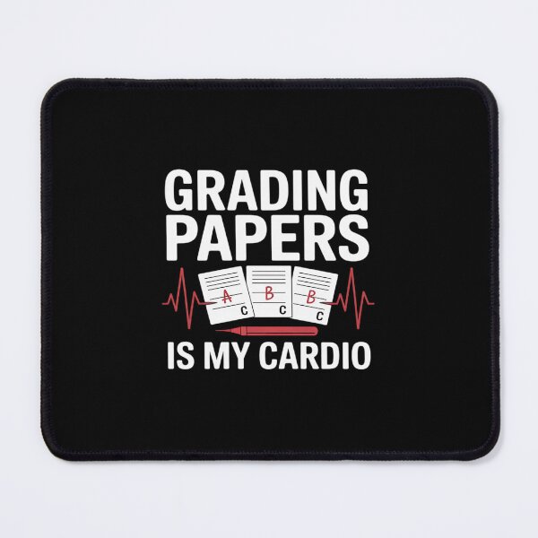 Item preview, Grading Papers Is My Cardio Teacher designed and sold by JonBarnes22.