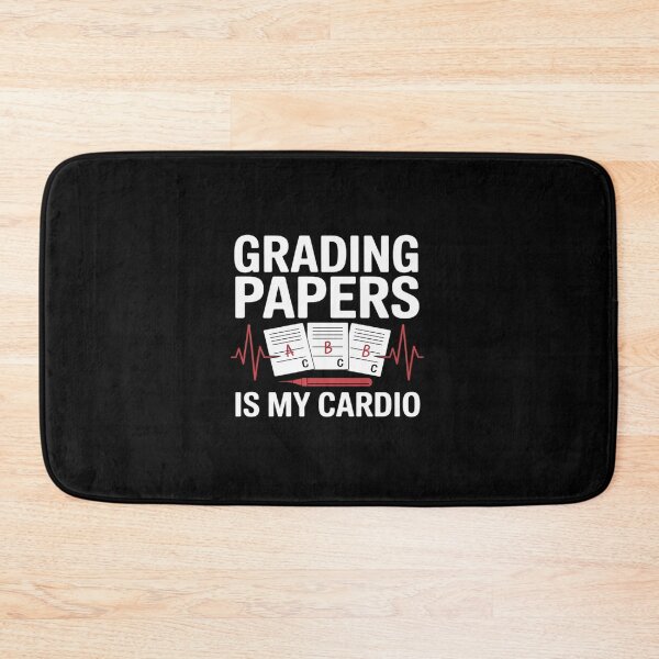 Item preview, Grading Papers Is My Cardio Teacher designed and sold by JonBarnes22.