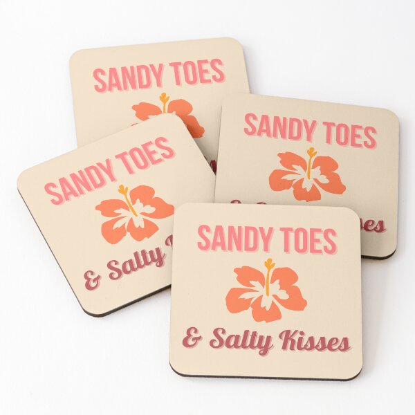 Item preview, Sandy Toes & Salty Kisses – Beach Vibes Surf Lifestyle T-Shirt designed and sold by snazzishop.