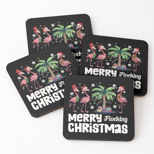 Item preview, Merry Flocking Christmas Flamingo Shirt designed and sold by LashondaGreen89.