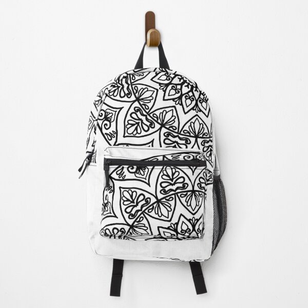 Item preview, Elegant Floral Mandala – Intricate Black and White Line Art designed and sold by panoffy.