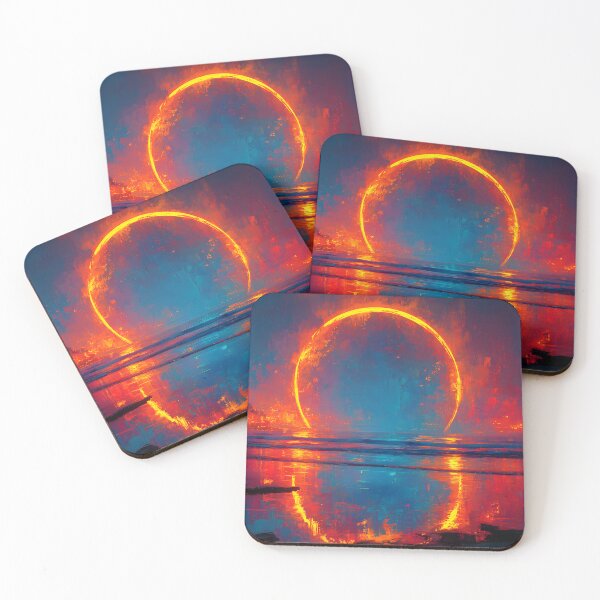 Item preview, Solar Eclipse over the horizon designed and sold by AtotheTwoDesign.