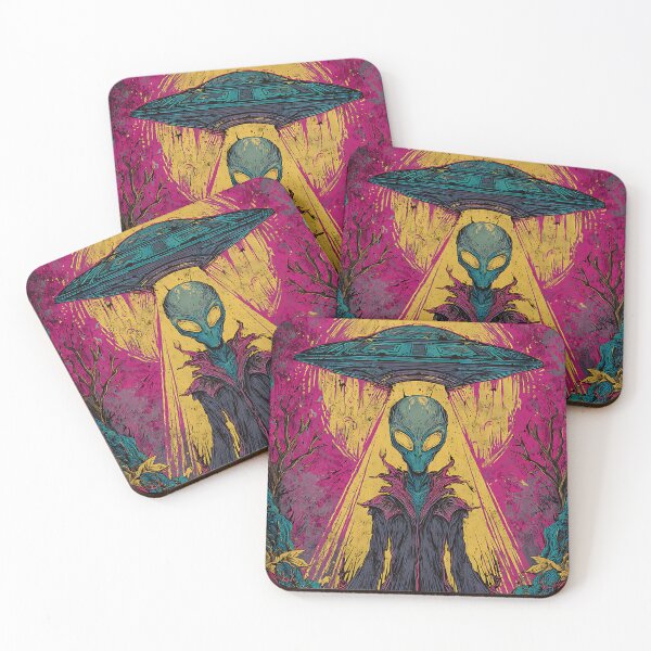 Item preview, Vibrant Psychedelic Alien designed and sold by bapupa.
