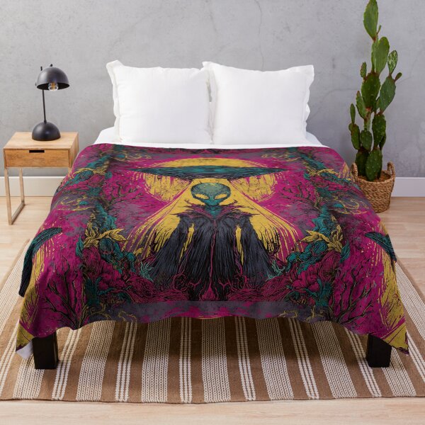 Item preview, Vibrant Psychedelic Alien designed and sold by bapupa.