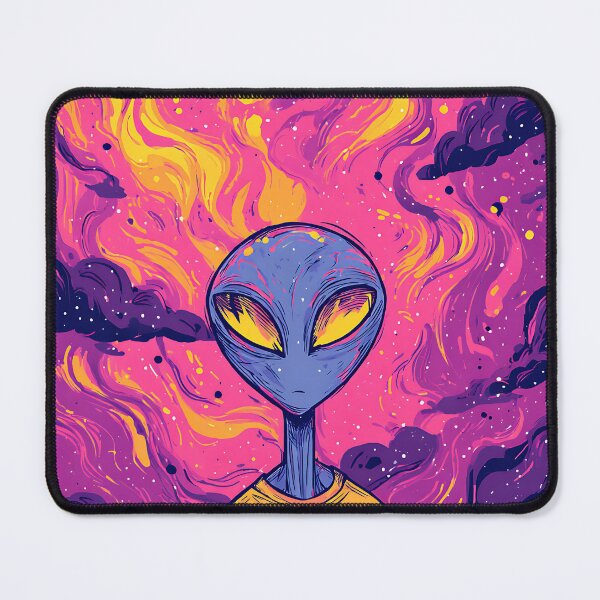 Item preview, Trippy Psychedelic Alien designed and sold by bapupa.