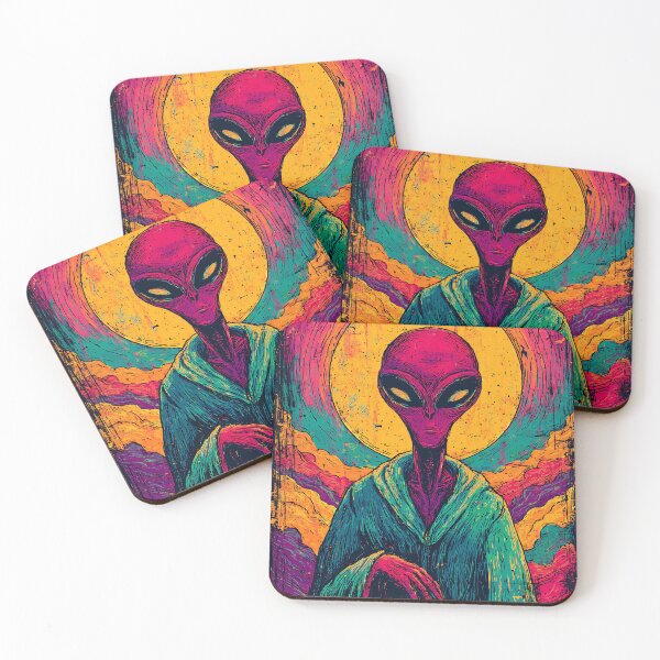 Item preview, Cosmic Psychedelic Alien designed and sold by bapupa.