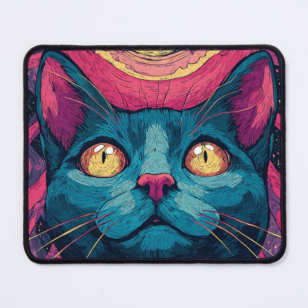 Item preview, Trippy Psychedelic Cat designed and sold by bapupa.