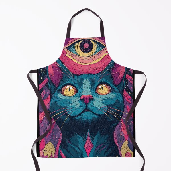 Item preview, Trippy Psychedelic Cat designed and sold by bapupa.