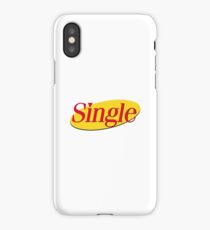 Single Seinfeld Logo funny meme / Parody iPhone Case