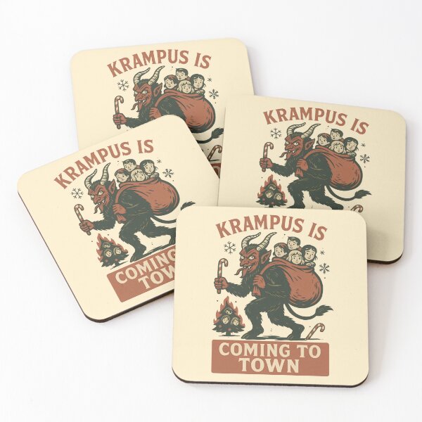 Item preview, Krampus Is Coming to Town – Dark Christmas Horror designed and sold by SidTastic .