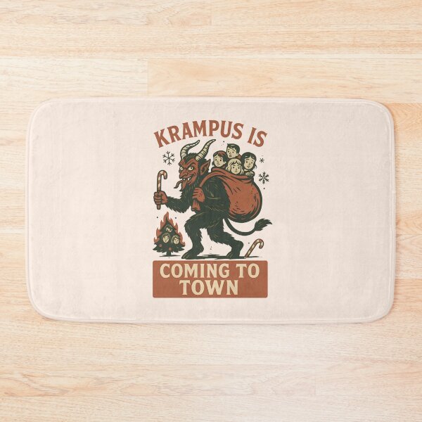 Item preview, Krampus Is Coming to Town – Dark Christmas Horror designed and sold by SidTastic .