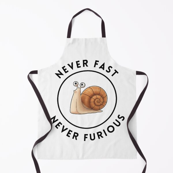 Item preview, Never Fast Never Furious Funny Snail Pun T-Shirt designed and sold by HumTumMe.
