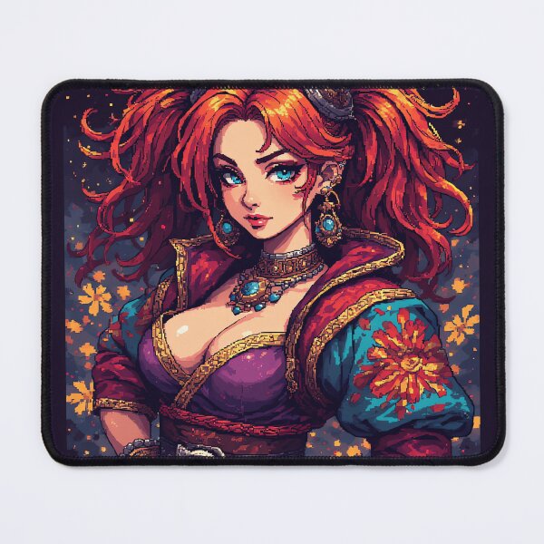 Item preview, Retro cool Beautiful Girl Red Hair designed and sold by jimcaza.
