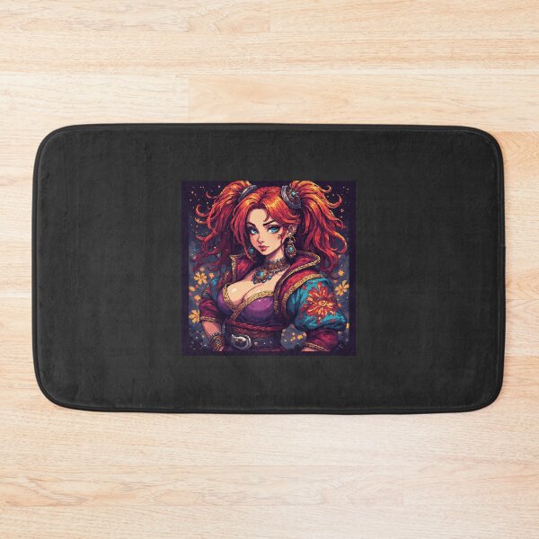 Item preview, Retro cool Beautiful Girl Red Hair designed and sold by jimcaza.