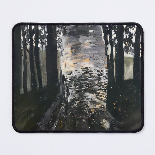 Item preview, Birch tree in a forest - digitally enhanced, painted by Gustav Klimt designed and sold by EmeraldeaArt.