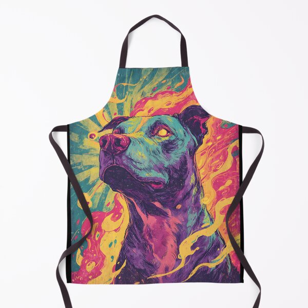Item preview, Colorful Psychedelic Dog designed and sold by bapupa.