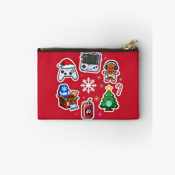 Item preview, Cute Pixel Gamer Christmas Sticker Pack II designed and sold by MuseAI.