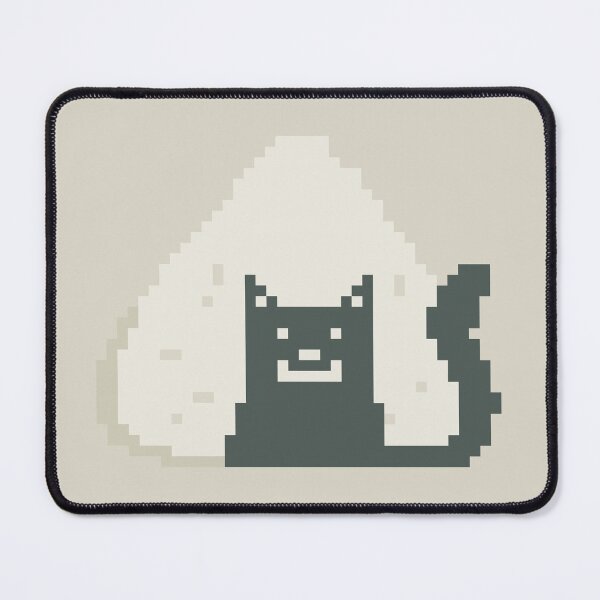 Item preview, Pixel Onigiri Cat – Cute Minimal Japanese Art designed and sold by BGMeYou.