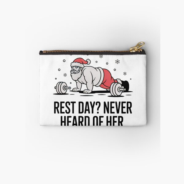 Item preview, Rest Day Never Heard of Her Funny Christmas Gym Shirt designed and sold by WSPrintCrafter.