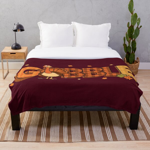 Item preview, Gobble Thanksgiving Turkey Autumn Letter Design designed and sold by Sepinik.