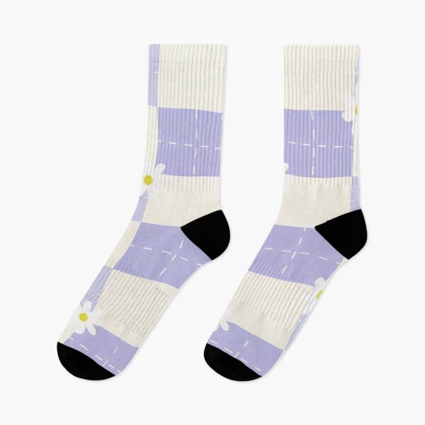 Item preview, Purple Gingham with Daisies designed and sold by Colorville.