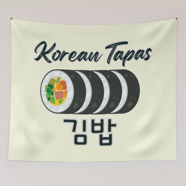 Item preview, Korean Tapas – Gimbap 김밥 | Korean Street Food Design designed and sold by mycreastyle.