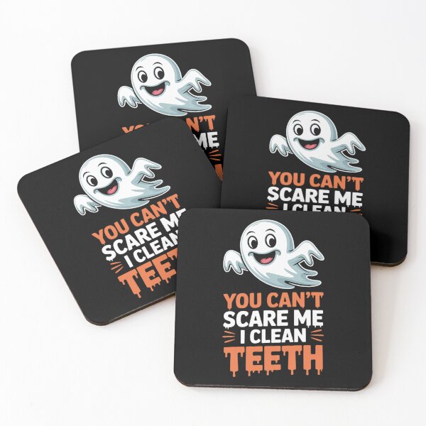 Item preview, You Can't Scare Me I Clean Teeth Dental Hygienist Halloween designed and sold by RsFilsingerArt.