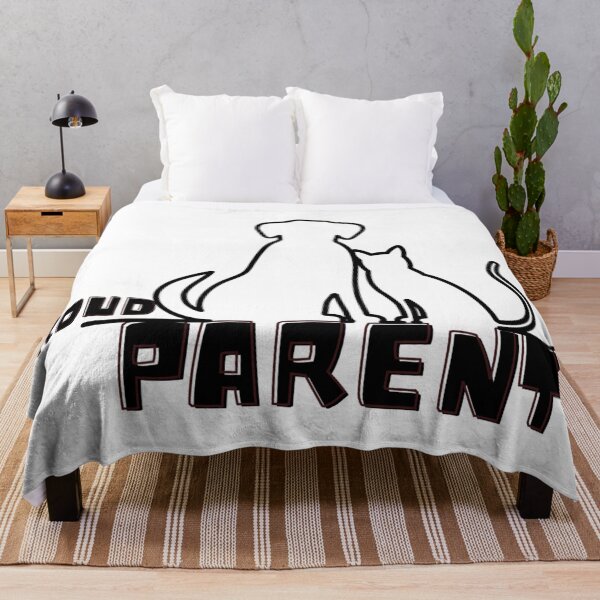 Item preview, Proud Parent Minimal Line Art Design for Dog and Cat Lovers designed and sold by FratddArtworks.