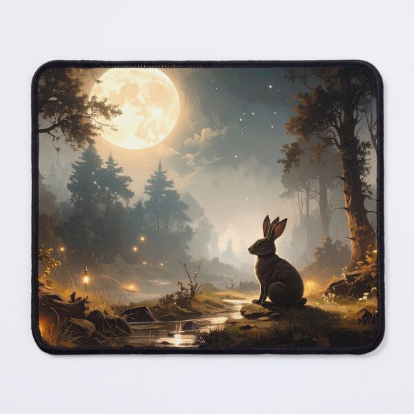 Item preview, Moonhare pagan forest 1 designed and sold by lokiblueguitar.
