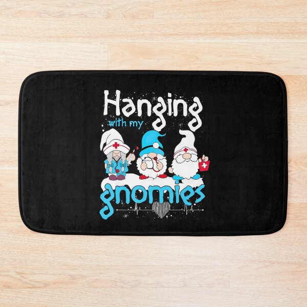 Item preview, Vintage Quote Funny Gnomies Holiday With Hangin Happy My designed and sold by Rackaam777Art.