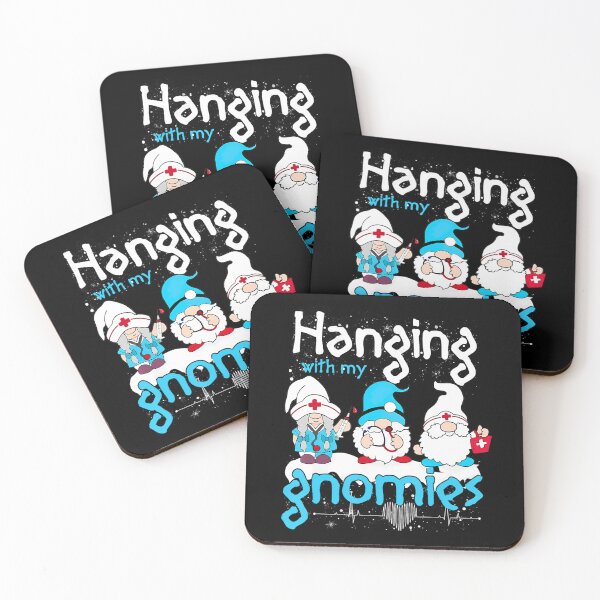 Item preview, Vintage Quote Funny Gnomies Holiday With Hangin Happy My designed and sold by Rackaam777Art.