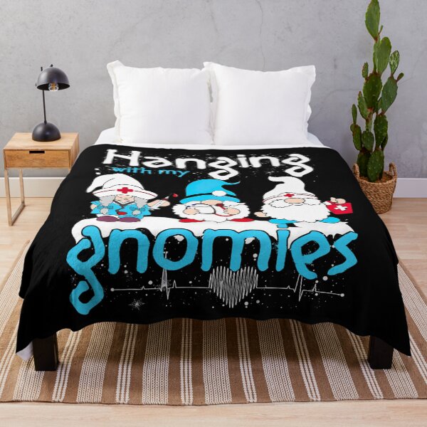 Item preview, Vintage Quote Funny Gnomies Holiday With Hangin Happy My designed and sold by Rackaam777Art.