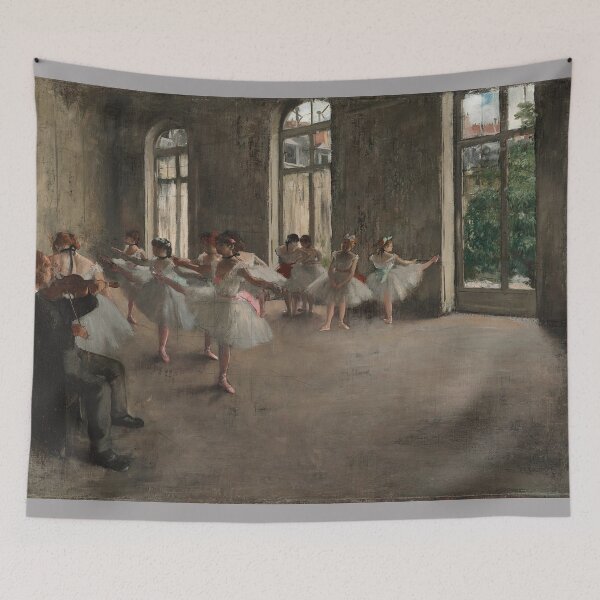 Item preview, Ballet Rehearsal on Stage - Edgar Degas designed and sold by Overpryce.