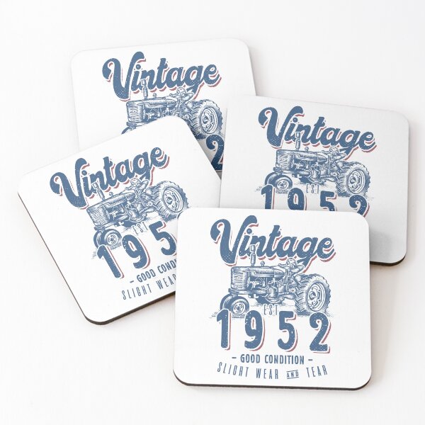 Item preview, Vintage Tractor Farmer Birthday Born In 1952 designed and sold by JRRTs.
