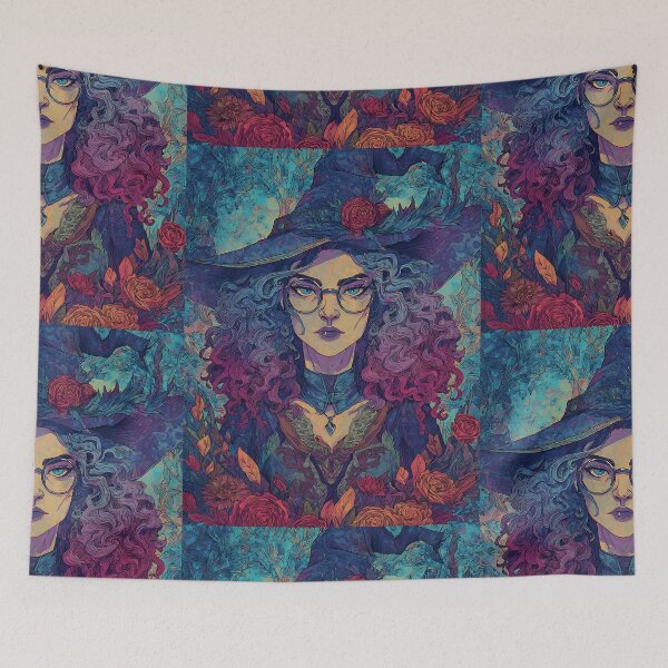 Item preview, Magical Psychedelic Witch designed and sold by bapupa.