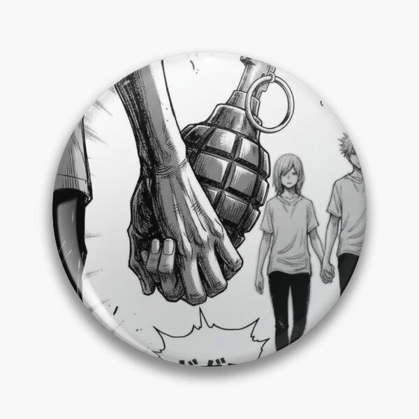 Item preview, Manga Hand Holding Grenade DOKAN REZE designed and sold by Amelia Design.