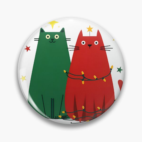 Item preview, Modern Minimalism Cats Christmas designed and sold by CatAPlenty.