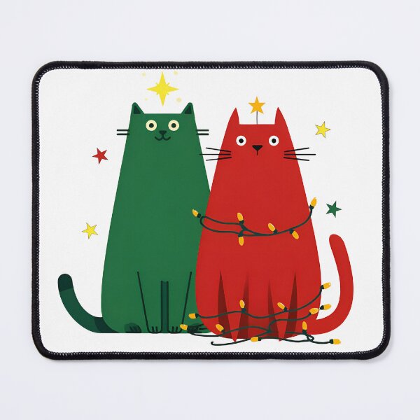 Item preview, Modern Minimalism Cats Christmas designed and sold by CatAPlenty.