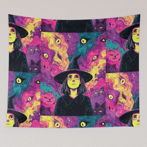 Item preview, Cosmic Psychedelic Witch designed and sold by bapupa.