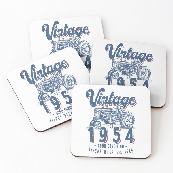 Item preview, Vintage Tractor Farmer Birthday Born In 1954 designed and sold by JRRTs.