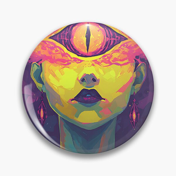 Item preview, Vibrant Psychedelic Witch designed and sold by bapupa.